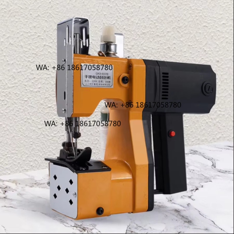 Mini Electric Sewing Machine Handheld - 小型産業用電動ミニシーリングマシン、産業用充電式ハンドヘルド袋縫い機、米袋縫い付け機