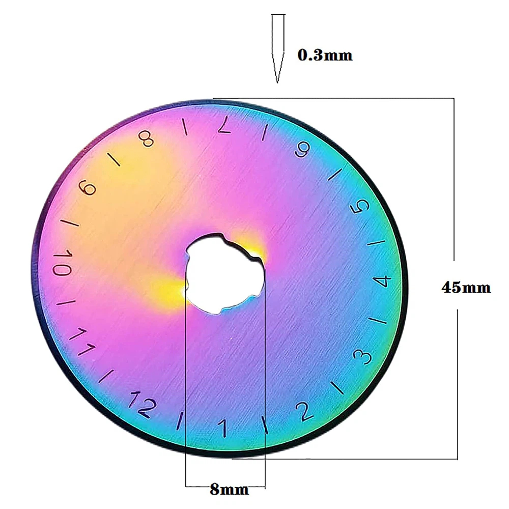 10 個 45 ミリメートルロータリーカッターブレードシャー - Rotary Cutter For Fabric 45Mm のレビューと価格