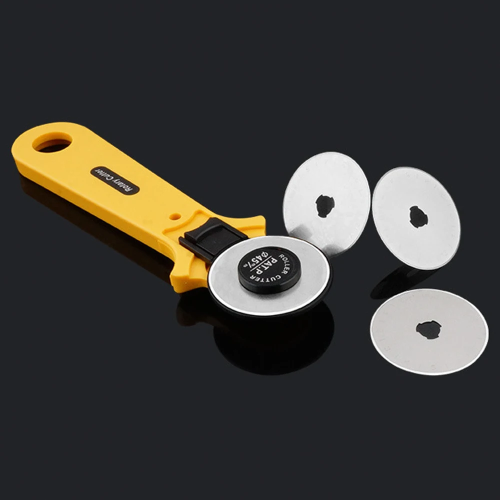 45mm回転式カッター、円形刃、パッチワーク用ローラーホイー - Rotary Cutter For Fabric 45Mm のレビューと価格