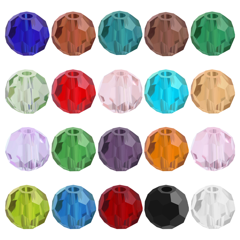 32面カットラウンドボール2mm 3mm 4mm 6mm 8 - Glass Seed Beads 2Mm Jewelry Making のレビューと価格
