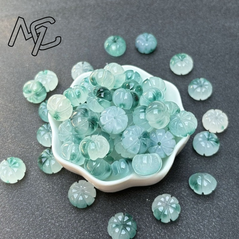 10 個グリーンヒスイカボチャビーズ DIY イヤリングブレ - Beading のレビューと価格