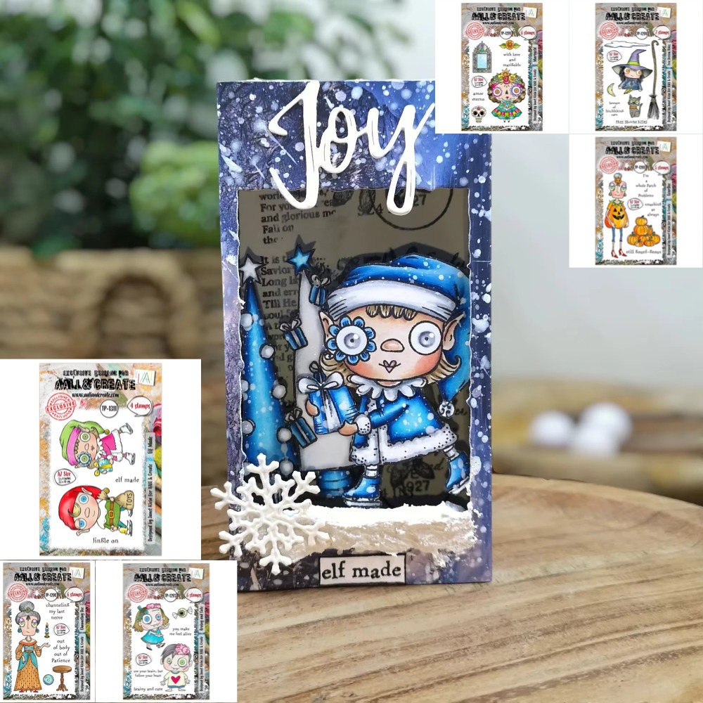 スイートブルームパンプキンウィッチクリアシリコンスタンプ D - Clear Silicone Stamps For Card Making のレビューと価格
