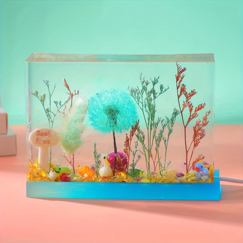 底板とスタンド付きの長方形シリコンモールド6個セット。エポキ - Silicone Epoxy Resin Molds Set のレビューと価格