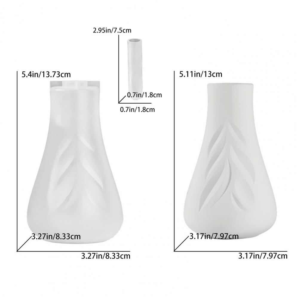 使いやすい花瓶型シリコンモールド。DIYで花瓶を作れるシリコ - Silicone Epoxy Resin Molds Set のレビューと価格