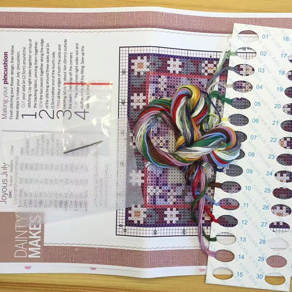 ZC184 クロスステッチキット、刺繍セット、手芸セット、糸 - Cotton Embroidery Thread Skeins のレビューと価格