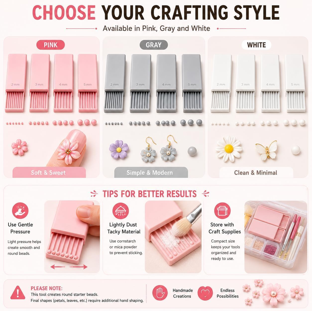 4個入り 3Dプリントクレイジェルボールメーカーツール、3D - Craft Tools のレビューと価格