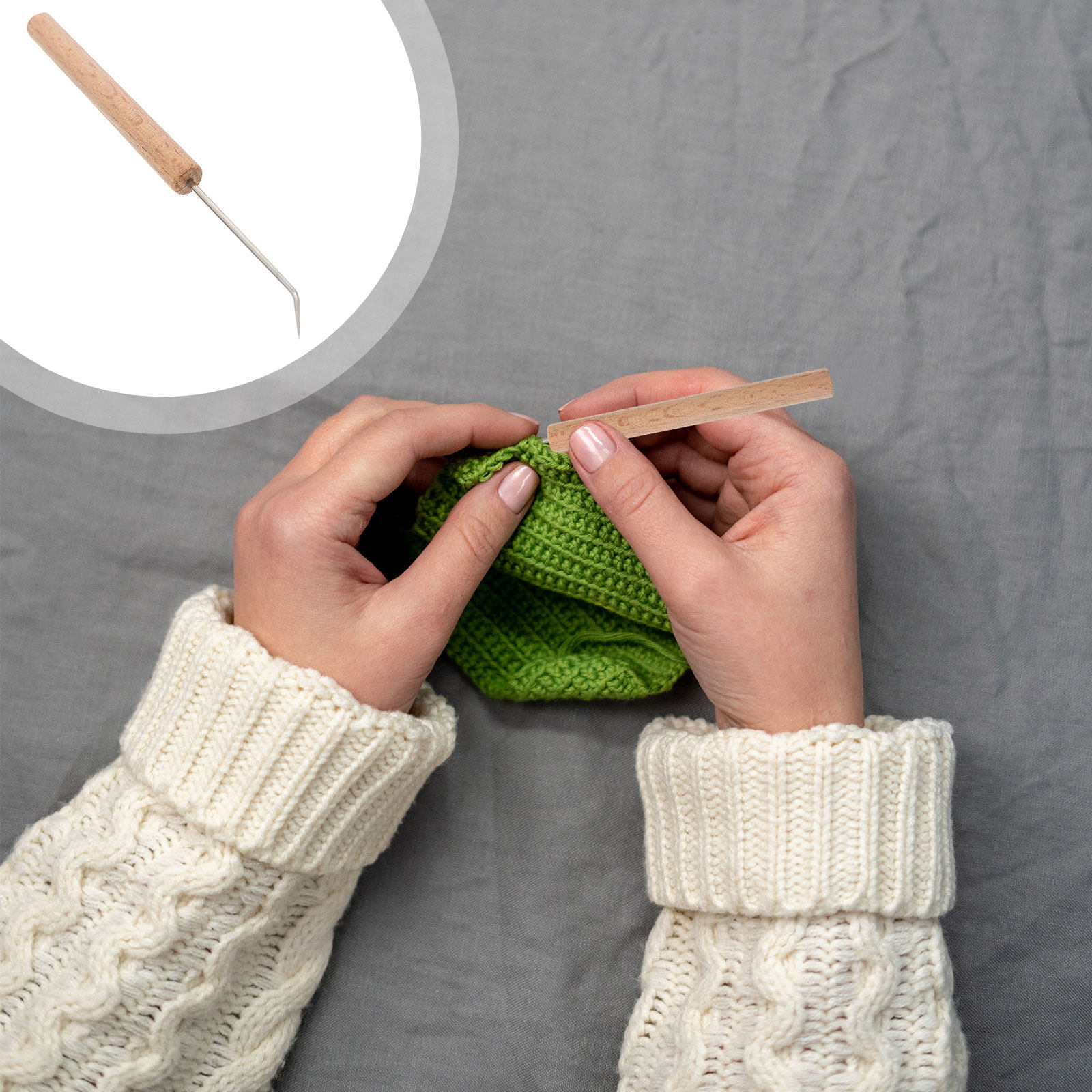 1個入りプレミアム木製かぎ針セット、人間工学に基づいたハンド - Wooden Crochet Hooks Ergonomic Handle のレビューと価格