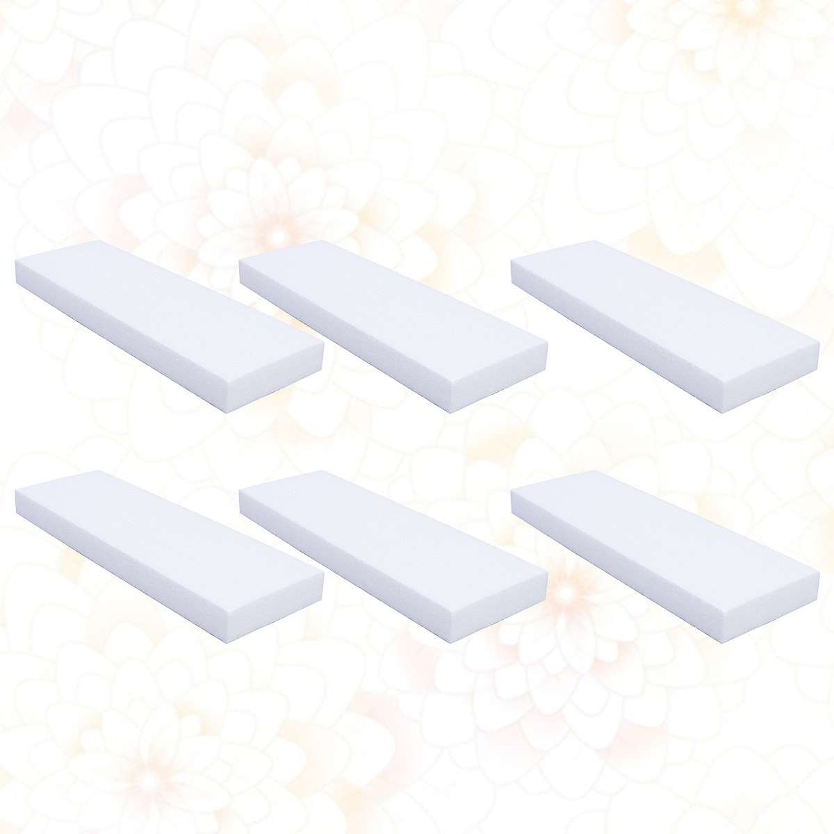 6個入り 白いフォームDIYブロック 30x15x2.5cm - Painting Supplies のレビューと価格