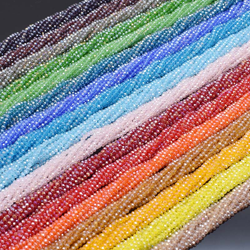 ジュエリー作り用のさまざまな色の透明なガラスビーズ,2 3  - Glass Seed Beads 2Mm Jewelry Making のレビューと価格